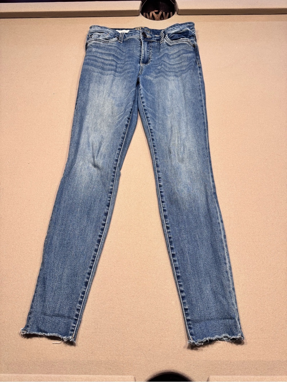KUT from the Kloth Toothpick Skinny Jeans medium Wash